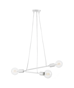 Onli Bianco Lampadario 3 Luci "Boomerang" E27